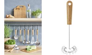 GastroMax Spiralbesen BIO, holzfarbiger Griff