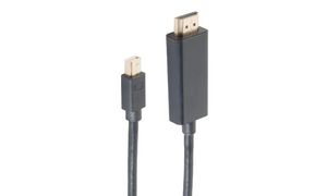 shiverpeaks BASIC-S Mini DisplayPort - HDMI 1.4 Kabel, 2,0 m