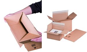 SMARTBOXPRO Blitzbodenkarton, (B)195 x (T)95 mm, SK, braun