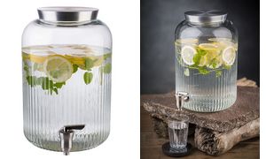 APS Getrnkespender, 7 Liter, Glas/Edelstahl