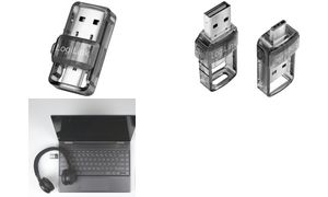 LogiLink USB 3.2 - Bluetooth 5.0 Adapter, transparent