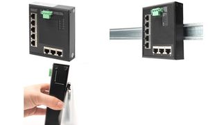 DIGITUS Industrie Gigabit Flat Switch, 8-Port, IP40
