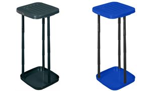 plast team Mllsackstnder ECO, mit Deckel, schwarz