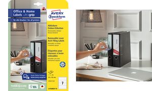 AVERY Zweckform Ordnerrcken-Etiketten, 38 x 192 mm, wei