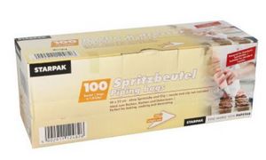 STARPAK LDPE-Spritzbeutel, transparent, 1,8 l, 100er Pack