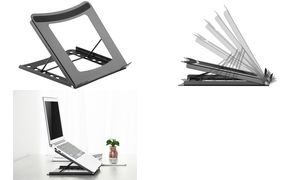 DIGITUS Mobiler Notebook-Stnder, aus Stahl, schwarz
