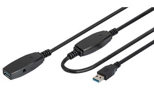DIGITUS Aktives USB 3.0 Verlngerungskabel, 5,0 m