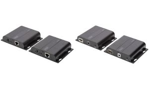 DIGITUS 4K HDMI Extender Set ber Kat / IP, schwarz