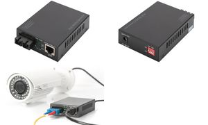 DIGITUS Gigabit PoE Medienkonverter, RJ45/SC, Multimode