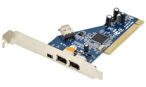 DIGITUS Firewire 1394a PCI-Add-on Karte PCI, 4 Ports