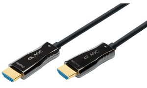 DIGITUS HDMI AOC Hybrid Glasfaser-Anschlusskabel, 20 m