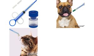 PETS AID ONLY Tablettengeber + Tabletten-Mrser, Haustiere