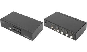 DIGITUS KVM Switch, 4-Port, Single-Display, 4K, HDMI