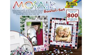 folia Mosaik-Bastelset, ber 800 Teile, inkl. 2 Bilderrahmen