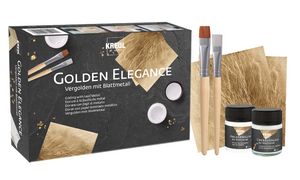 KREUL Vergolden mit Blattmetall, Set Golden Elegance