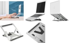 ALBA Notebook-Stnder MHLAPTOP, aus Aluminium, silber