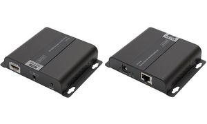 DIGITUS 4K HDMI Extender ber KAT/IP (Empfngereinheit), PoE