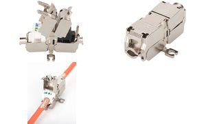 DIGITUS Twisted-Pair Kabel-Verbinder, Kat.6A, 500 MHz