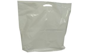 HAPPEL LDPE-Tragetasche, (B)380 x (T)50 x (H)450 mm, wei?