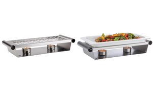 APS Speisenwrmer 2-flammig, (B)340 x (T)130 x (H)60 mm