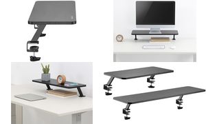Monitorstnder, mit Tischklemme
