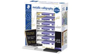 STAEDTLER Permanent-Marker metallic calligraphy,70er Display