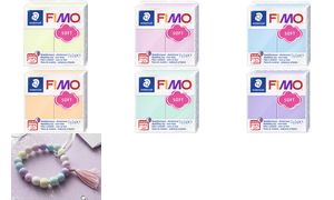 FIMO SOFT Modelliermasse, ofenhrtend, pastell-vanille, 57 g