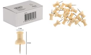 Bi-Office Holz-Pinnwand-Nadeln 