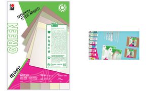 Marabu Green Malblock Nature Mix, DIN A4, Naturtne sortiert