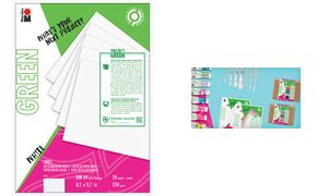 Marabu Green Malblock White, DIN A4, wei?