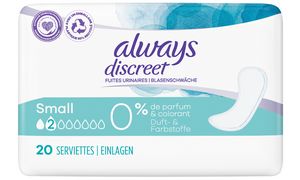 always Discreet Inkontinenz-Einlage Small 0%