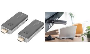 DIGITUS Wireless HDMI Extender Set, 50 m, schwarz