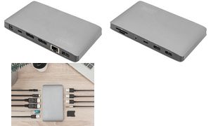 DIGITUS Thunderbolt 3 Dockingstation 8K, USB Type-C, grau