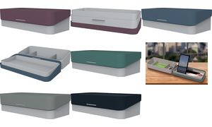 helit Mobiler Schreibtisch-Organizer, rot