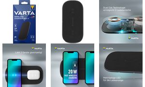 VARTA Induktions-Ladegert Wireless Charger Multi 20 W