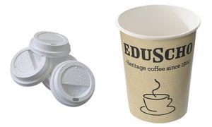 Eduscho Deckel fr Hartpapier-Kaffeebecher 