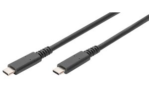 DIGITUS USB 4.0 Anschlusskabel, USB-C - USB-C Stecker, 0,8 m