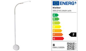 KLEIBER LED-Stehleuchte, 4 Lichtfarben, wei?