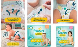 Pampers Windeln Premium Protection Gre 3 Midi, 6-10 kg