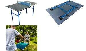 DONIC SCHILDKRT Tischtennis-Platte Minitisch Midi XL, grau