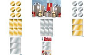 HERMA Weihnachts-Sticker, rund, 32 mm, gold