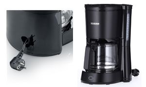 SEVERIN Kaffeemaschine KA 9554 TYPE, 1.000 W, schwarz-matt