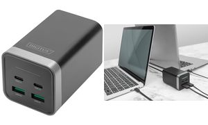 DIGITUS Universal USB-Ladeadapter, 4-Port, 150 Watt GaN