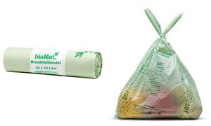 bioMAT Bio-Abfallbeutel, 10 Liter, grn