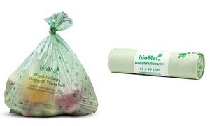 bioMAT Bio-Abfallbeutel, 30 Liter, grn