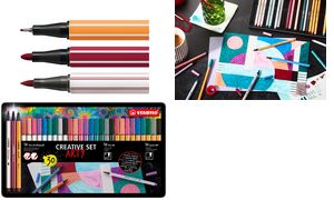STABILO Kreativ-Set ARTY, 30er Metalletui