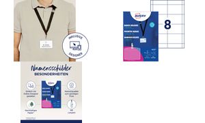 Namensschilder, Textilband