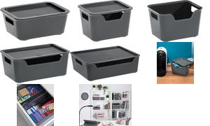 CEP Aufbewahrungsbox Bella, 4,22 Liter, anthrazit