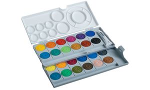 LAMY Deckfarbkasten aquaplus, grau, 24 Farben