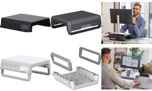 Fellowes Monitorstnder Breyta, schwarz